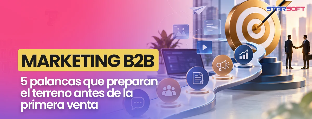 Marketing B2B: 5 palancas que preparan el terreno antes de la primera venta