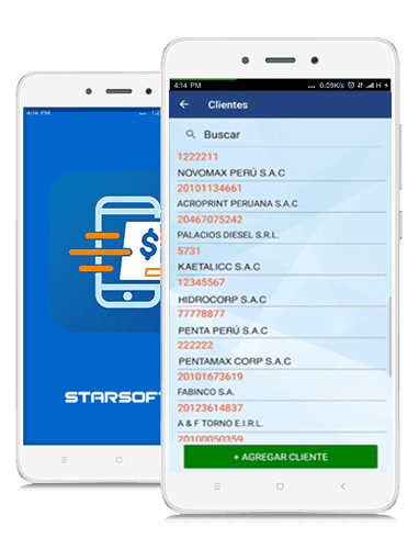 Captura del App de Facturación Móvil STARSOFT 3