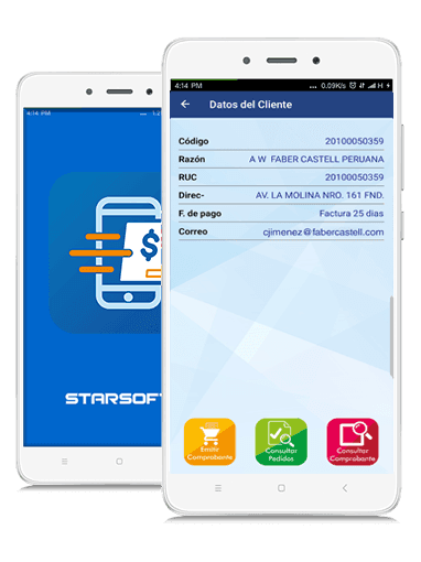 Captura del App de Facturación Móvil STARSOFT 5