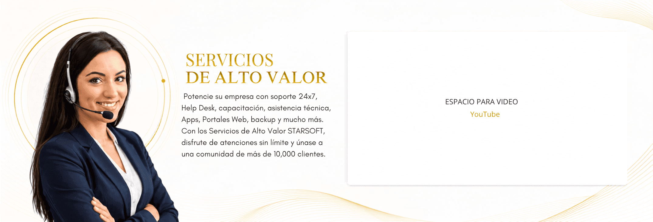 Servicios STARSOFT. ¿Necesitas ayuda extra? Con nuestros servicios podrás iniciar o concretar otras operaciones para que puedas dedicar más tiempo a manejar tu empresa y no a tu software.